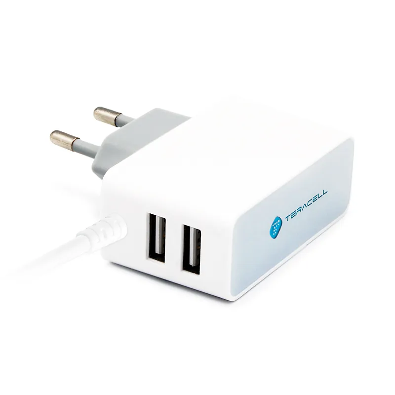 Kućni punjač Teracell Prime USB2 Lightning 2A beli