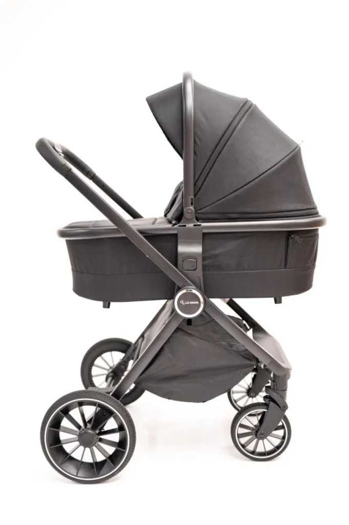 LA MAMA Kolica za bebe 3u1 Alvi/ crna