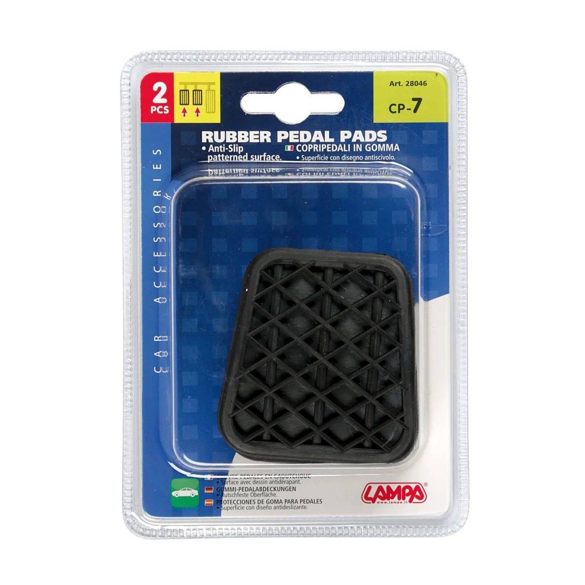 LAMPA ACCESSORIES Guma za papučice 2kom Fiat Croma 05-05-04-11 Opel Astra,Insignia,Zafira