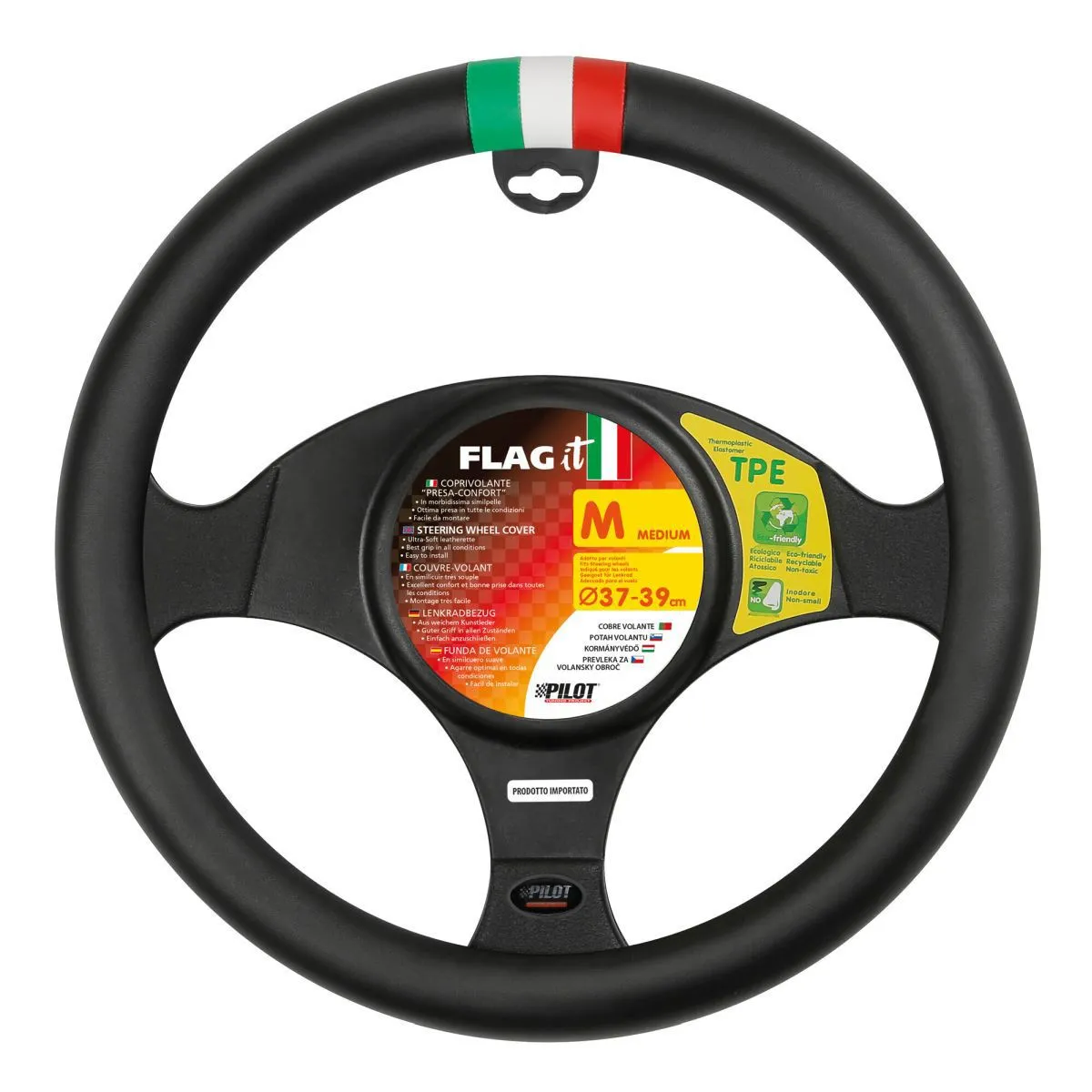 LAMPA ACCESSORIES Obloga volana 37-39cm italijanska zastava