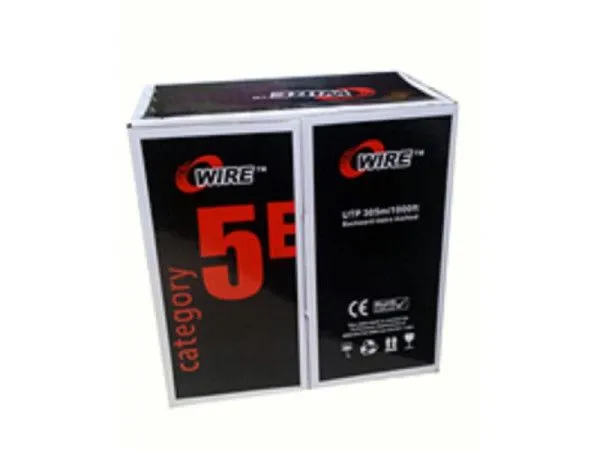 OWIRE LAN UTP kabl Cat5E Solid/CCA/0/5mm/Sivi/305m