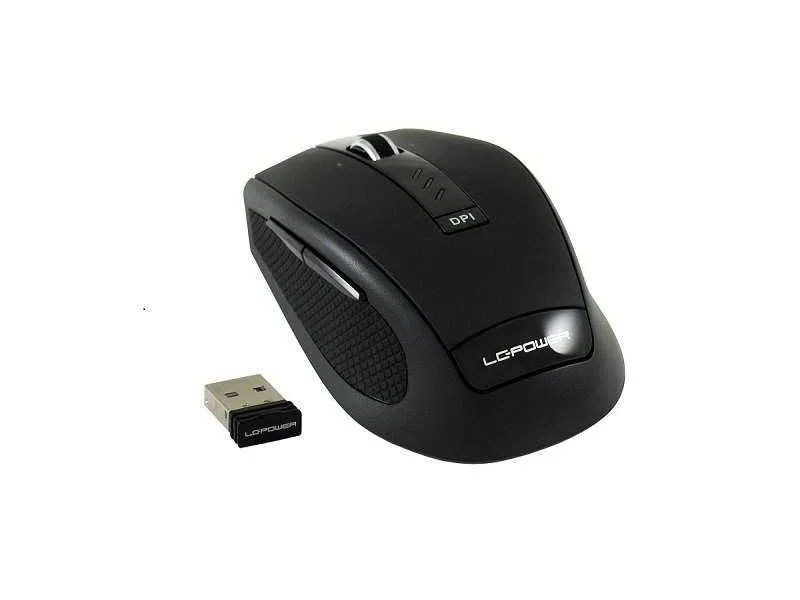 LC POWER Mouse USB Wireless LC-M800BW 2.4Ghz Wireless 2000dpi Black