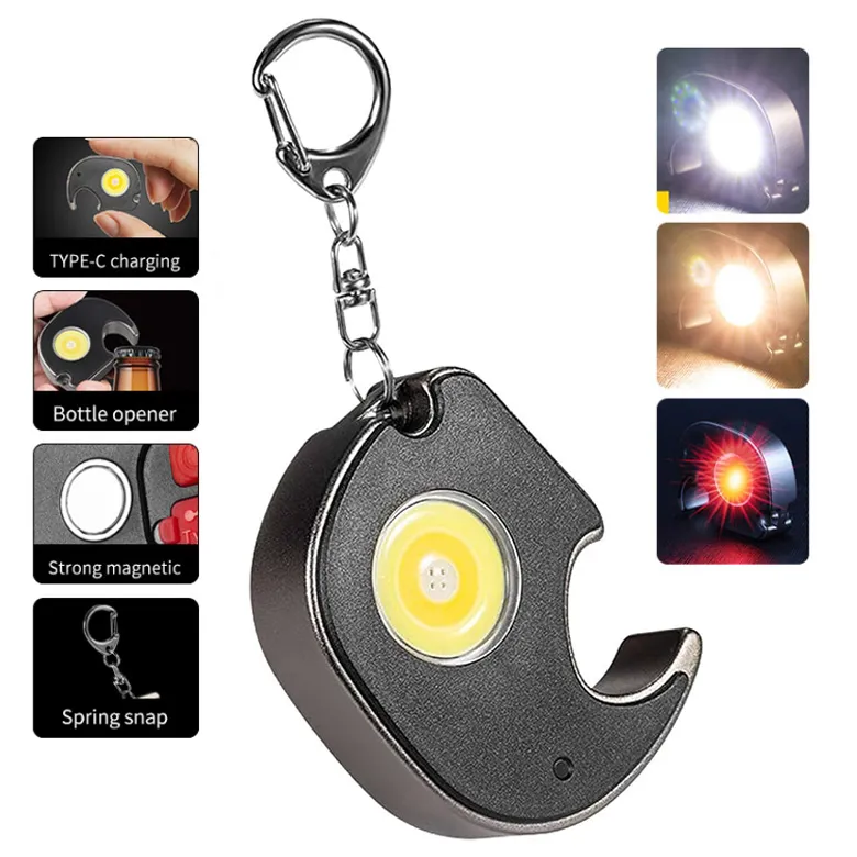 LED lampa privezak slonce/ otvarac za flase/ siva
