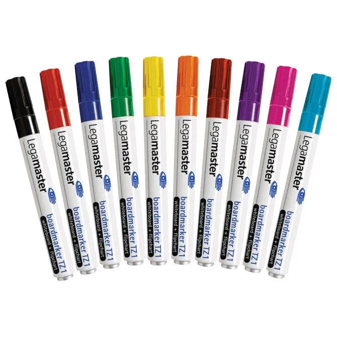 LEGAMASTER Marker za belu tablu/flipchart okrugli vrh 1/5-3mm 10boja TZ1 7-110099