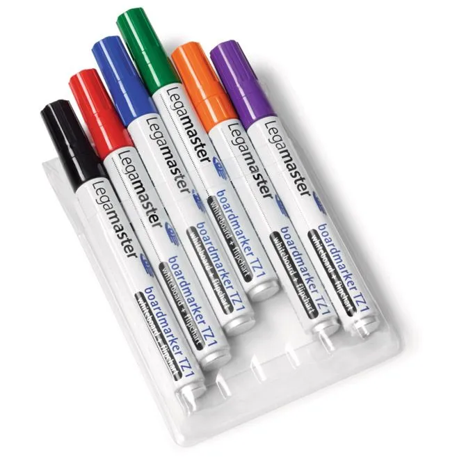 LEGAMASTER Marker za belu tablu/flipchart okrugli vrh 1/5-3mm  6boja TZ1 7-110096