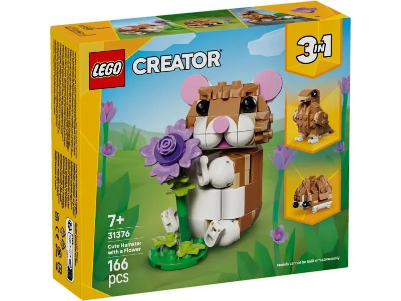 LEGO 31376 Slatki hrčak sa cvetom