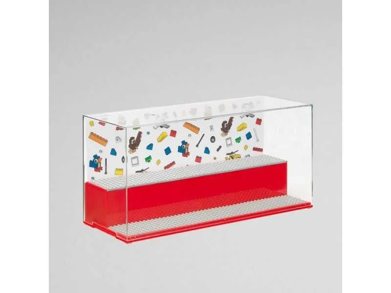LEGO 40700001 Polica za izlaganje i igru - crvena