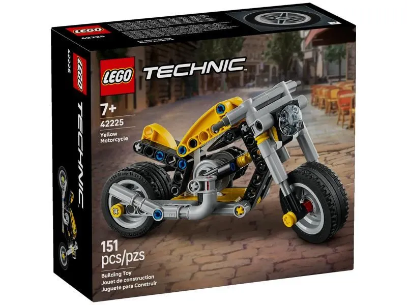 LEGO 42225 Žuti motocikl