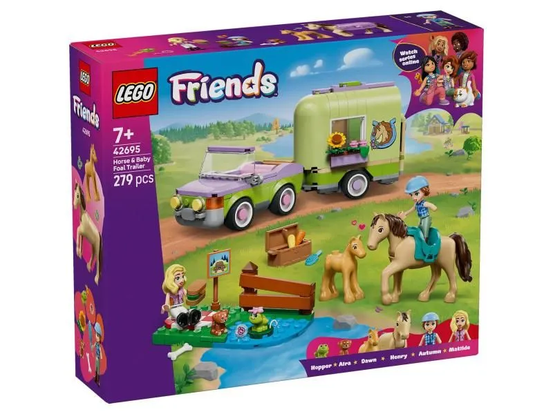 LEGO 42695 Prikolica sa konjem i ždrebetom