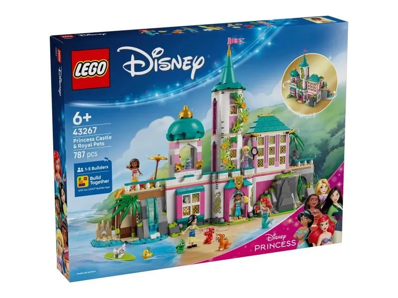 LEGO 43267 Zamak princeza i kraljevski ljubimci