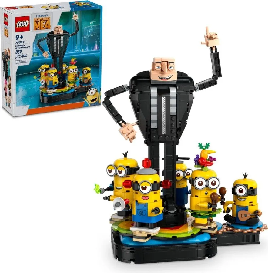 LEGO 75582 Gru i Malci izgrađeni od kockica