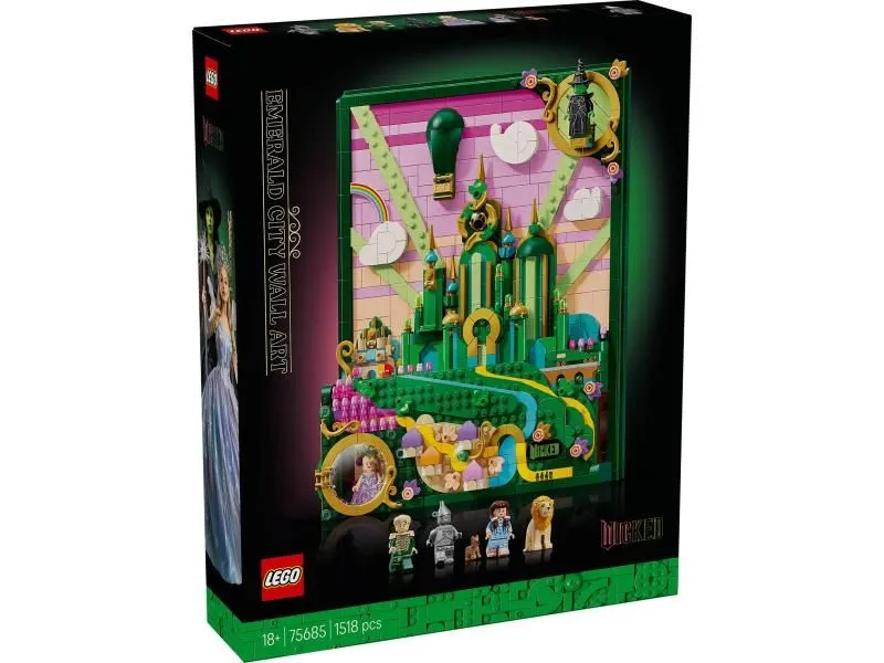LEGO 75685 Emerald Siti – zidno umetničko delo