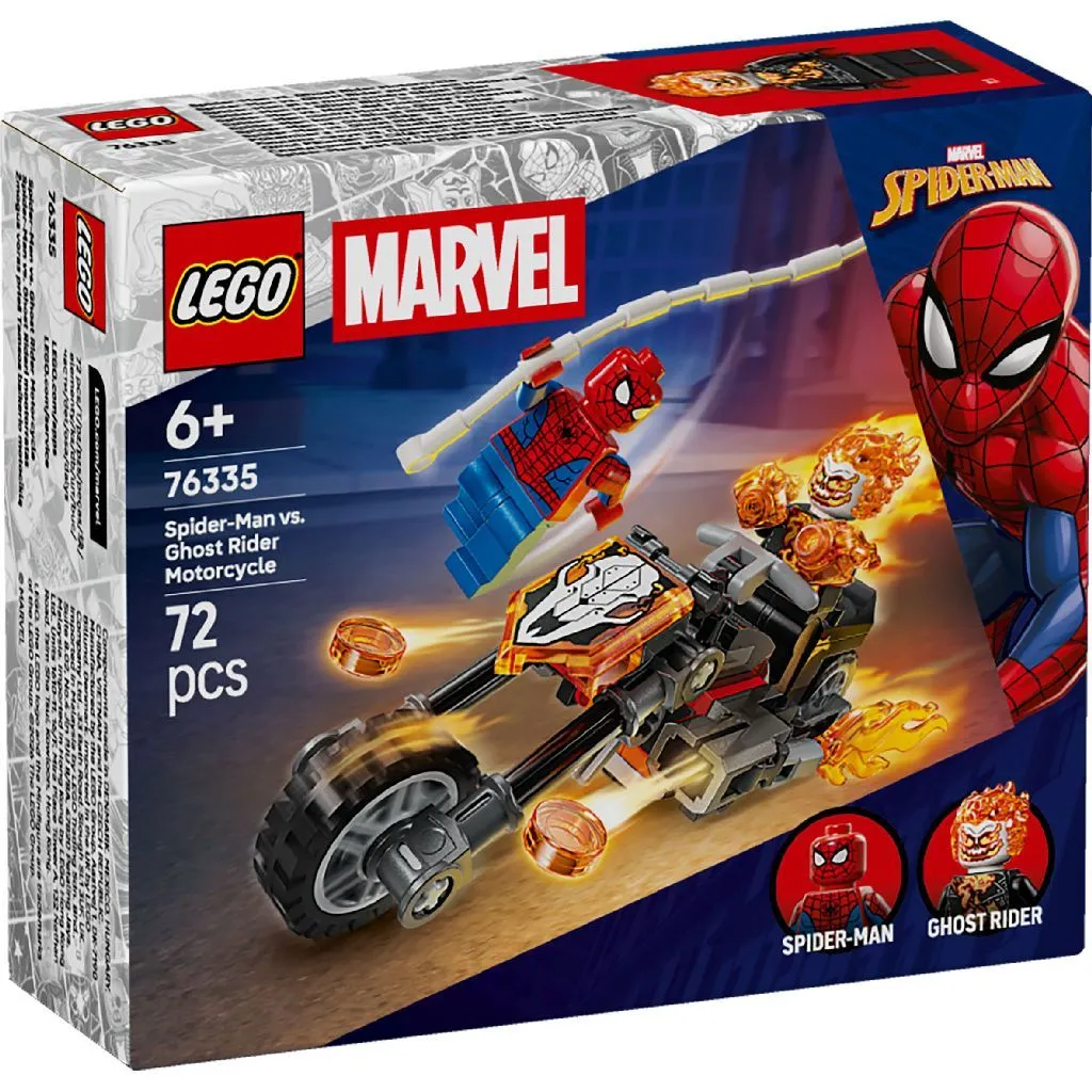LEGO 76335 Spajdermen protiv Goust Rajdera na motociklu