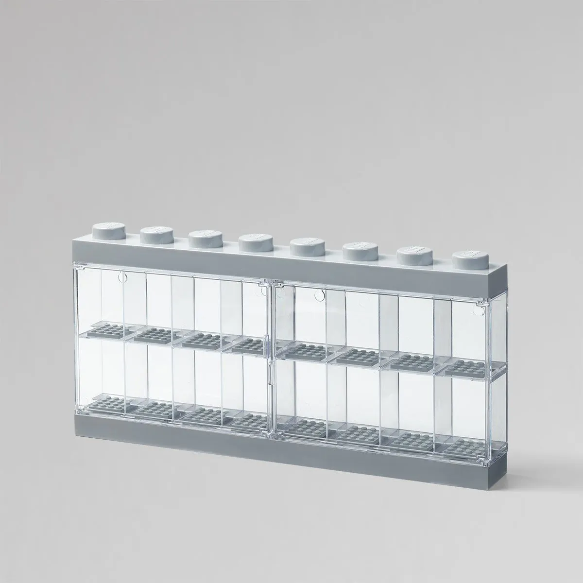 LEGO Izložbena polica za 16 minifigura - siva