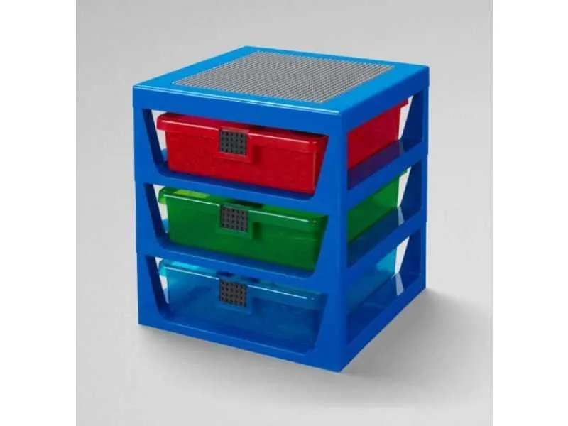 LEGO Polica sa 3 fioke i podloga za gradnju - plava