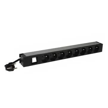Legrand PDU 19'' 8 outlets German standard with luminous switch/ 3m power supply cord with 16A