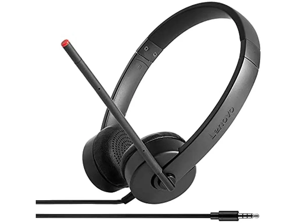 LENOVO Slušalice sa mikrofonom Essential Stereo, crna