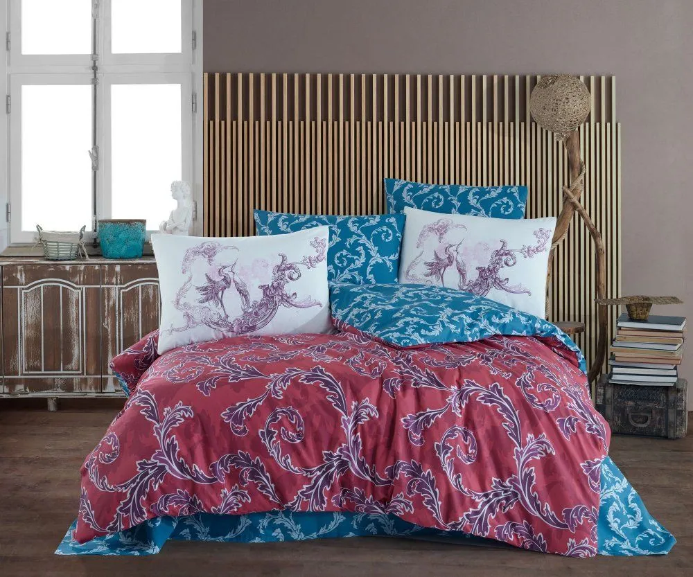 L`ESSENTIEL MAISON Ranforce posteljina 200x220 cm Avangarde Red