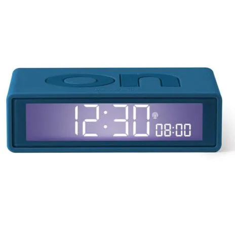 LEXON Reverzibilni sat sa alarmom FLIP+/ plava