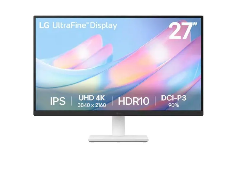 LG Monitor 27US550-W 27/IPS/3840x2160/60Hz/5ms GtG/HDMIx2/DP/pivot/visina/crno bela