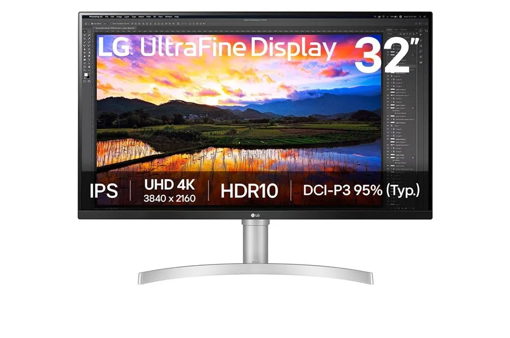 LG Monitor 32UN650K-W 31.5 IPS 3840x2160 60Hz 5ms GtG