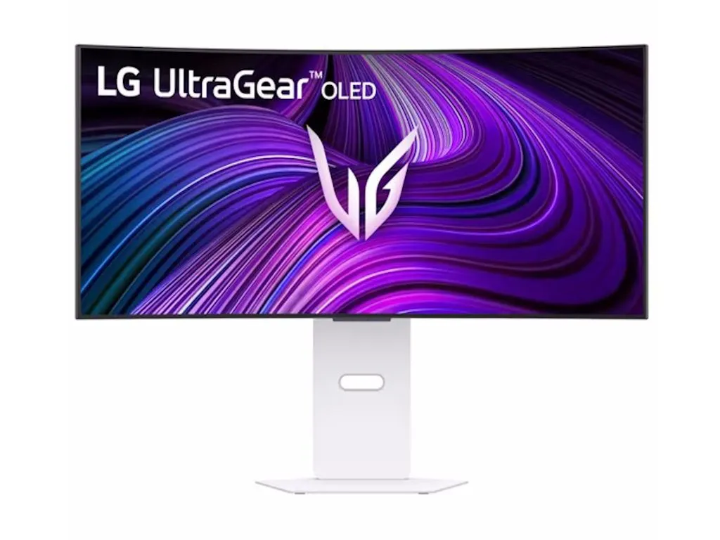 LG Monitor 34GX90SA-W 34/OLED/21:9/zakrivljen/3440x1440/240Hz/0/03ms GtG/HDMIx2/DP/USB type C/bela