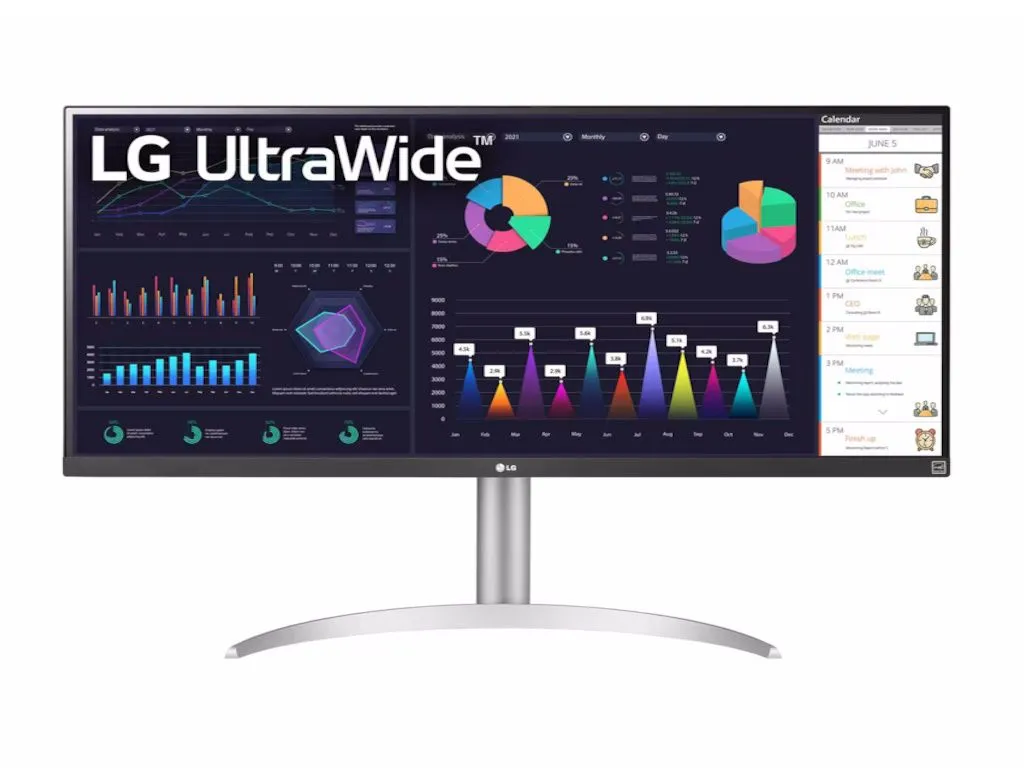 LG Monitor 34WQ650-W 34IPS 21:9 2560x1080 100Hz 5ms HDMI DP USB-C