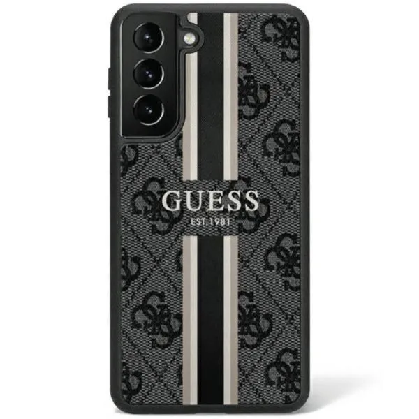LICENSED GUESS Futrola za Samsung S23 Black 4G Printed Stripe