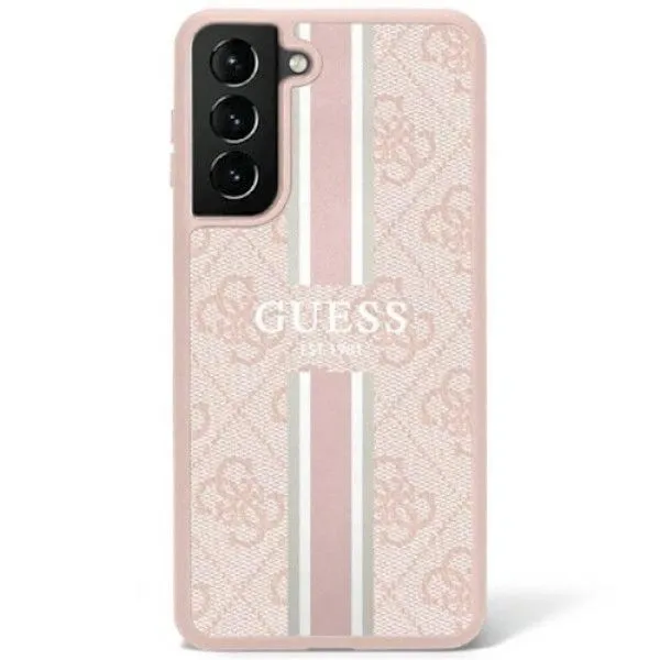 LICENSED GUESS Futrola za Samsung S23 Pink 4G Printed Stripe