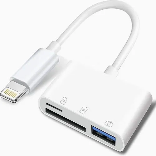 Lightning Čitač kartica 1xUSB+1xSD+1xTF