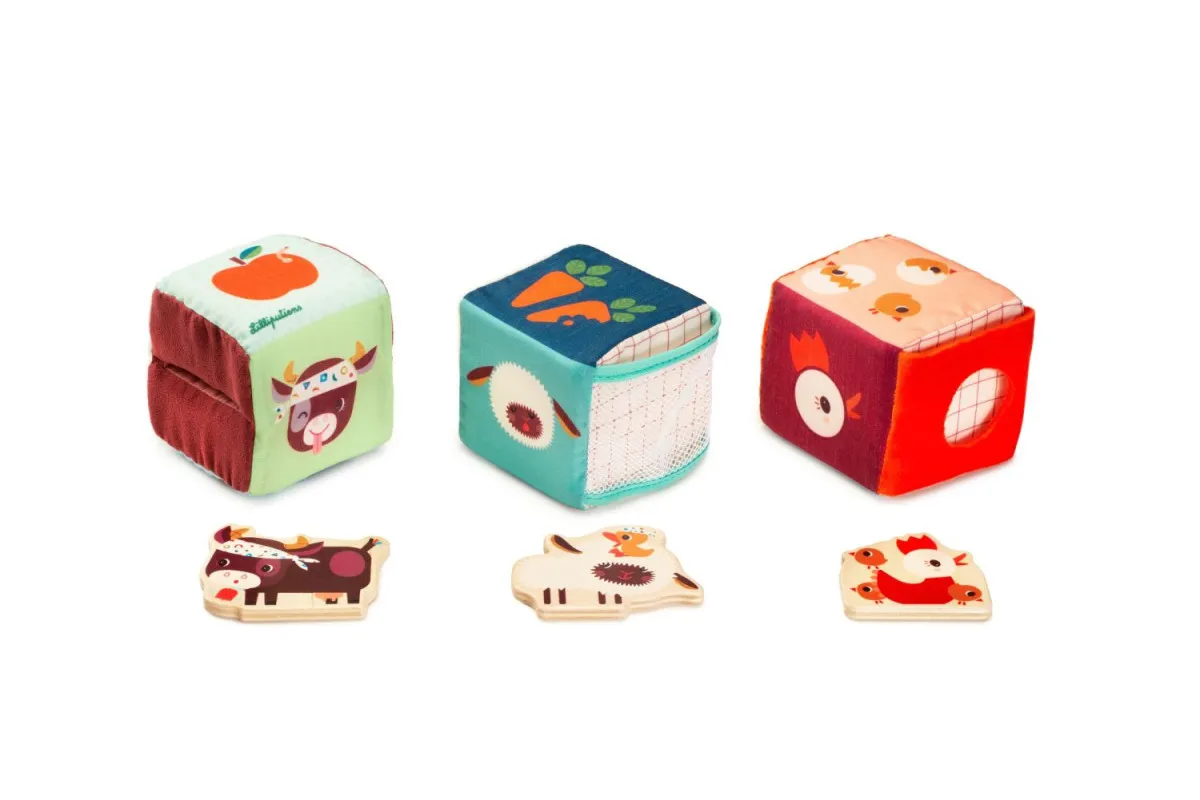Lilliputiens Set kocki farma igra žmurke