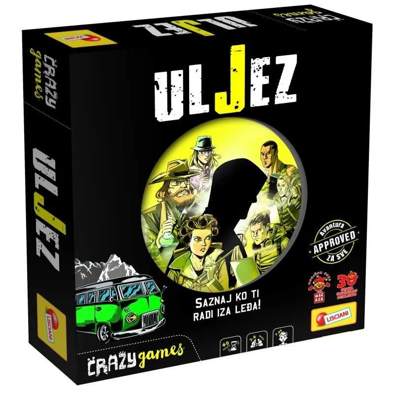LISCIANI Društvena igra SR Crazy games - Uljez