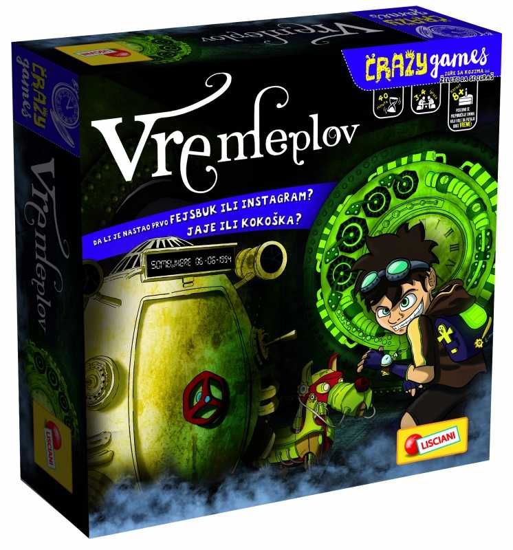 LISCIANI Društvena igra SR Crazy games - Vremeplov