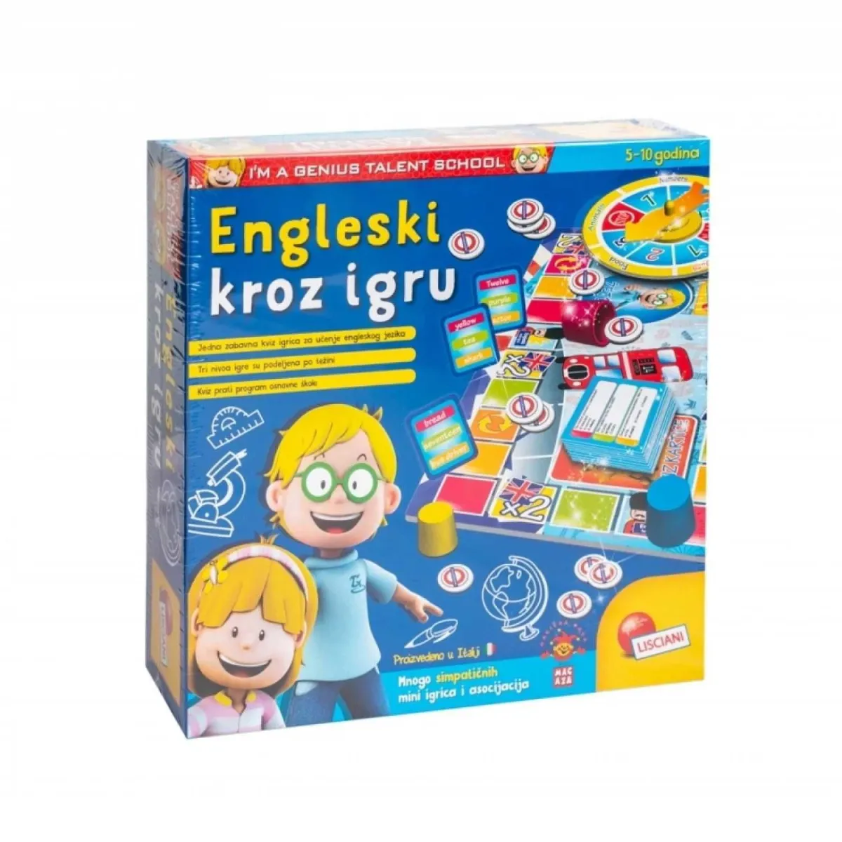 LISCIANI Edukativna igra Mali Genije SR  Engleski Kroz Igru RS48892