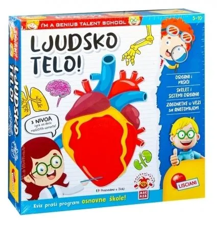 LISCIANI Edukativni set Mali genije SR  - Upoznaj ljudsko telo
