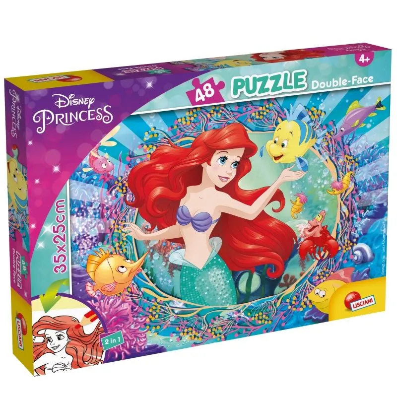 LISCIANI Puzzle Arilel 2u1 složi I oboji - 48 delova