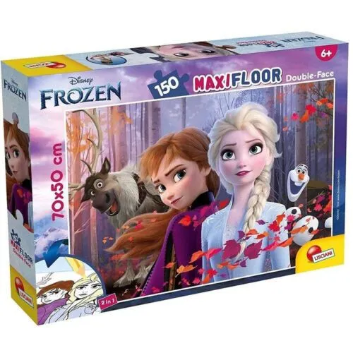 LISCIANI Puzzle Maxi Frozen 2u1 složi I oboji - 150 delova