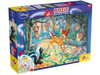 Lisciani Slagalica 60 pcs Bambi 2u1 složi I oboji