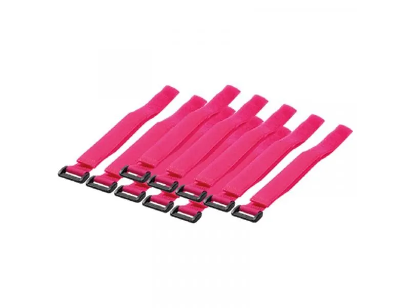 LOGILINK Čičak trakice za vezivanje kablova Velcro 500x20mm 10kom (Roze)