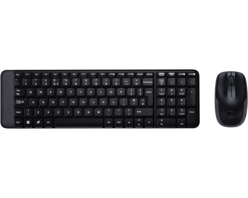LOGITECH Bežična tastatura i miš MK220