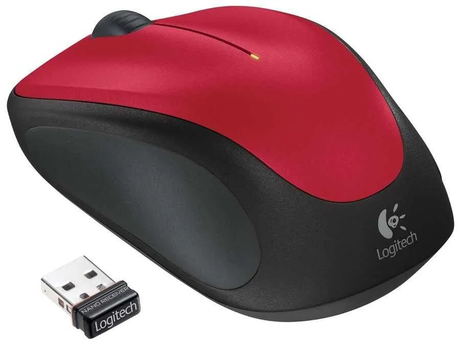 LOGITECH Bežični miš M235 crveni
