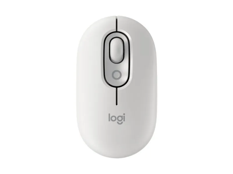 LOGITECH Bežični miš Pop with Emoji/ bela