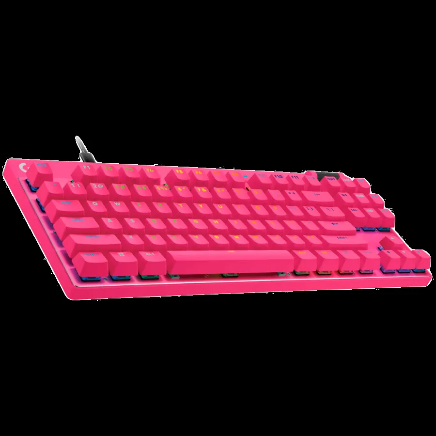 LOGITECH G PRO X TKL Rapid Gaming Keyboard/ Pink/ US