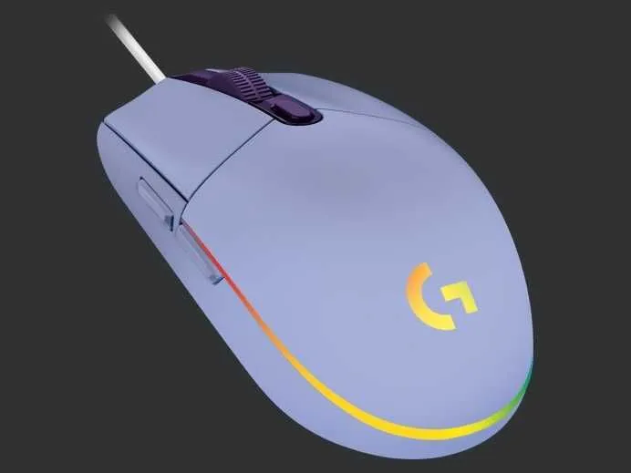 LOGITECH Gaming miš G102 Lightsync USB, ljubičasta