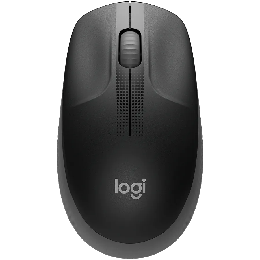 LOGITECH M190 Full-size wireless mouse - CHARCOAL - 2.4GHZ - EMEA - M190