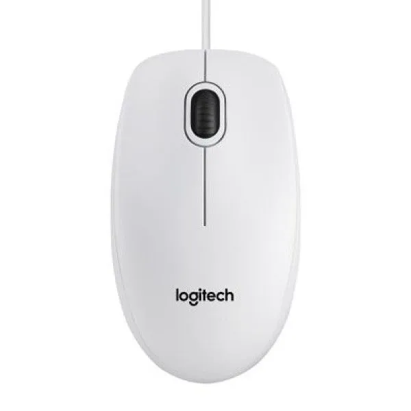 LOGITECH miš B100-beli