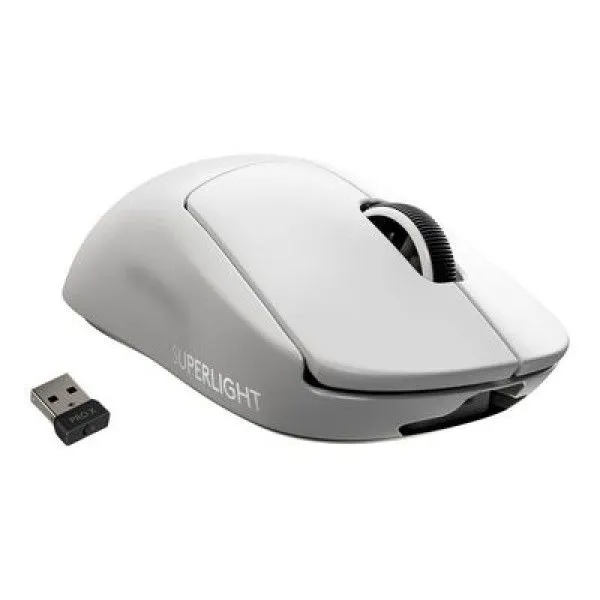 LOGITECH miš PRO X SUPERLIGHT Wireless Gaming 2,4GHz beli