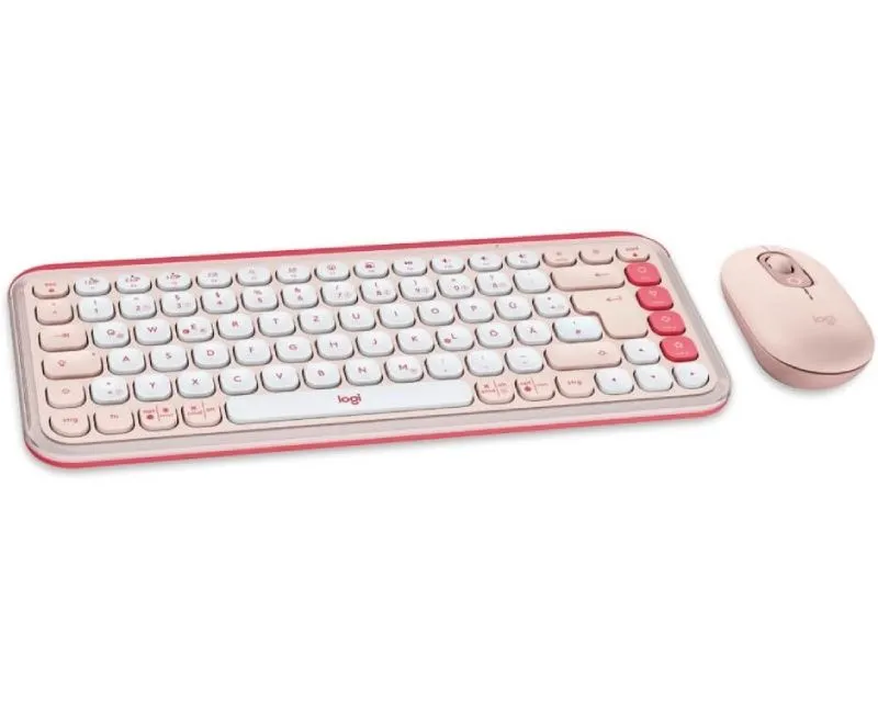 LOGITECH POP Icon Combo - Rose/ US