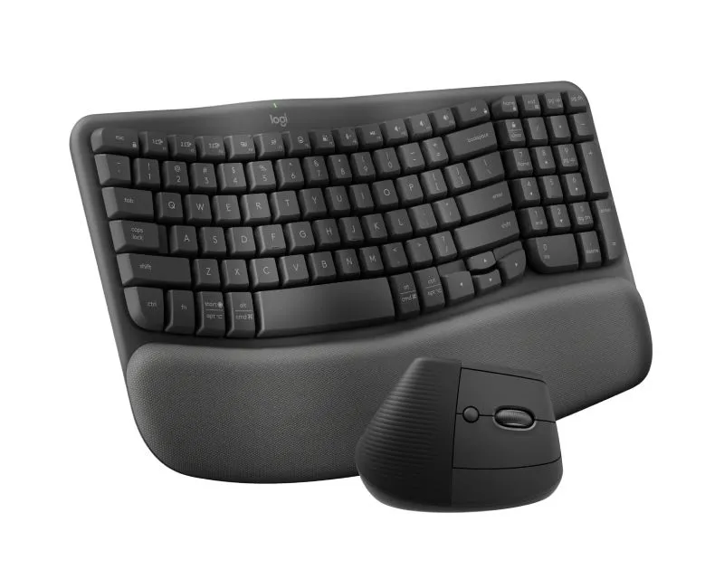 LOGITECH Wave Keys and Lift Combo - GRAPHITE - US INT'L - 2.4GHZ - INTNL-973