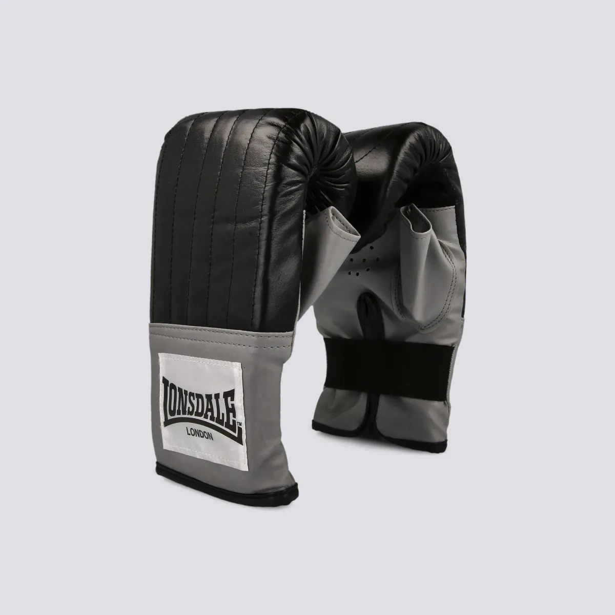 LONSDALE Rukavice lnsd leather mitts blk/grey